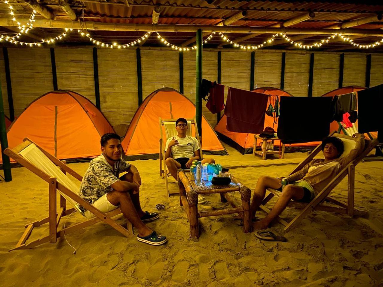 Pepon Surf Camp Hotel Mancora Ngoại thất bức ảnh